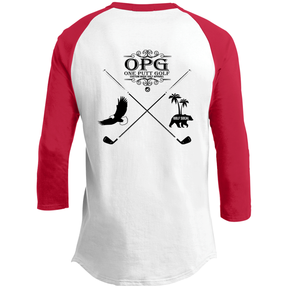 OPG Custom Design #8. Drive. Youth 3/4 Raglan Sleeve Shirt