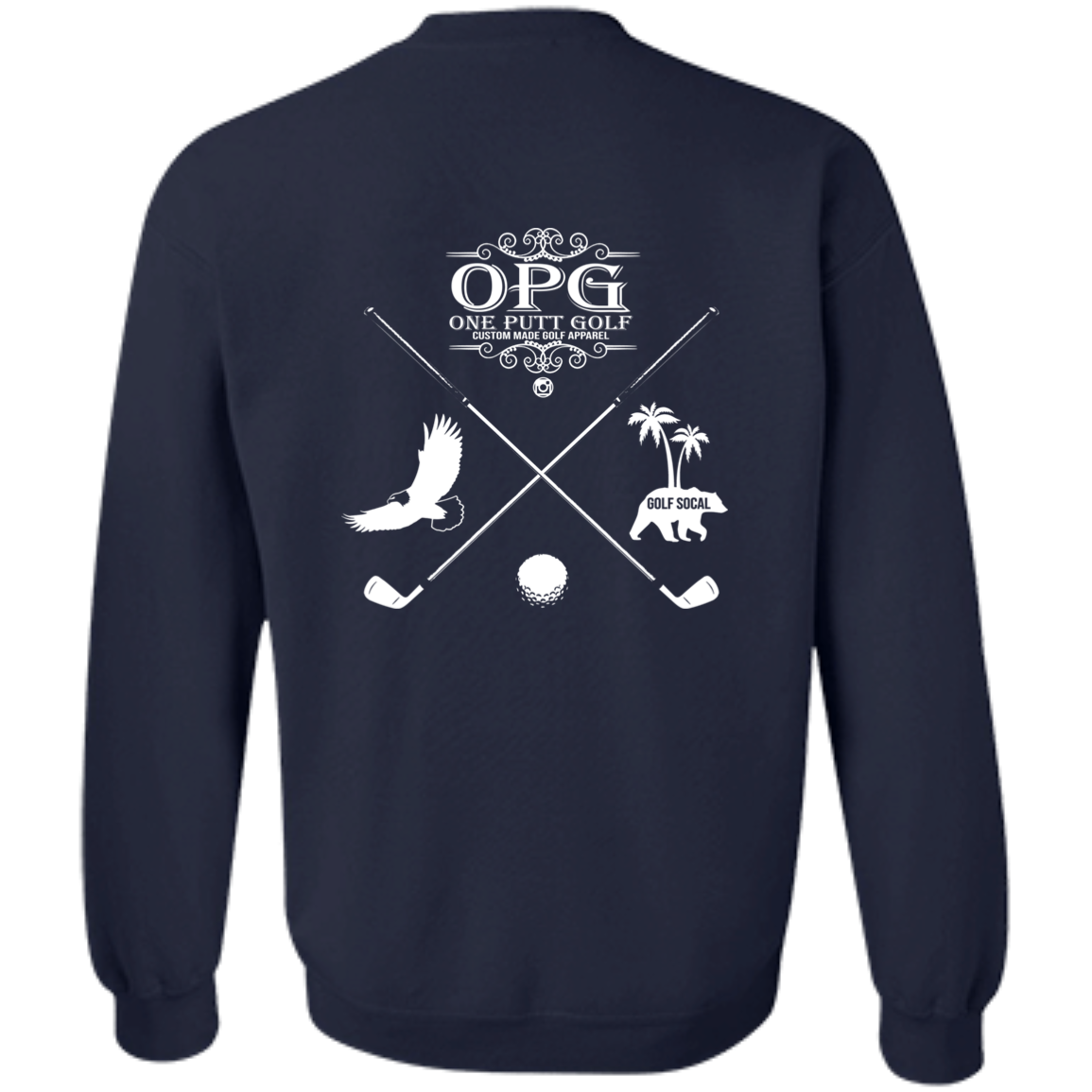 OPG Custom Design #8. Drive. Crewneck Pullover Sweatshirt