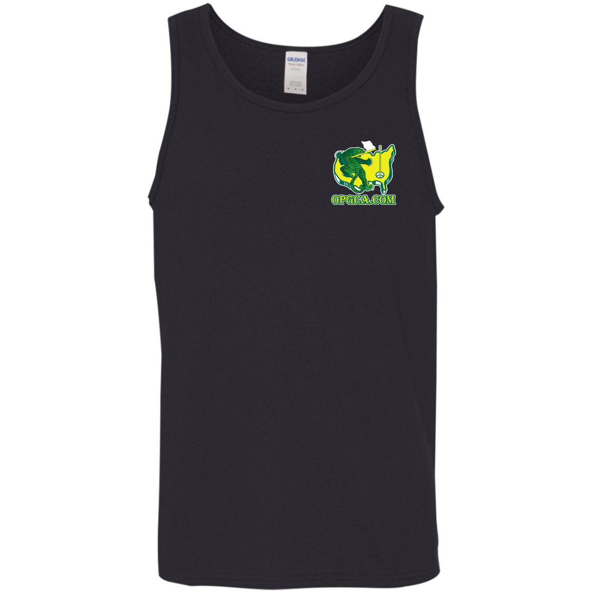 OPG Custom Design #26. Tiger Woods Fan Art. 2019 Master's Champion. 100% Cotton Tank Top