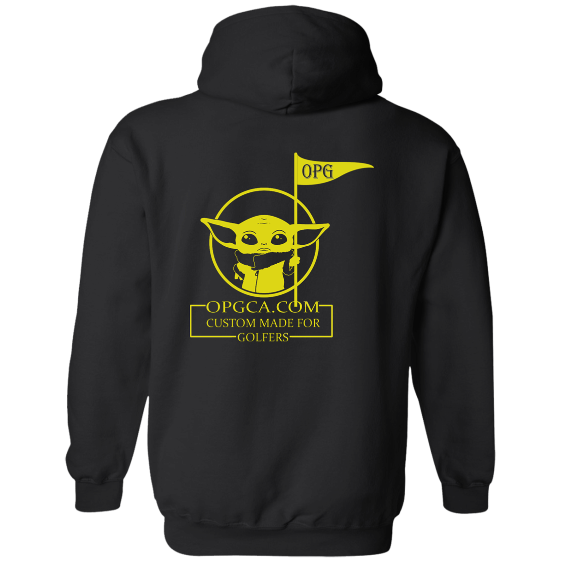 OPG Custom Design #21. May the course be with you. Parody / Fan Art. Zip Up Hooded Sweatshirt