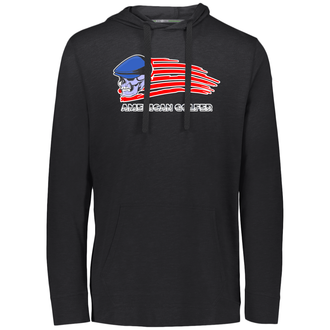 OPG Custom Design #12. Golf America. Male Edition. Eco Triblend T-Shirt Hoodie