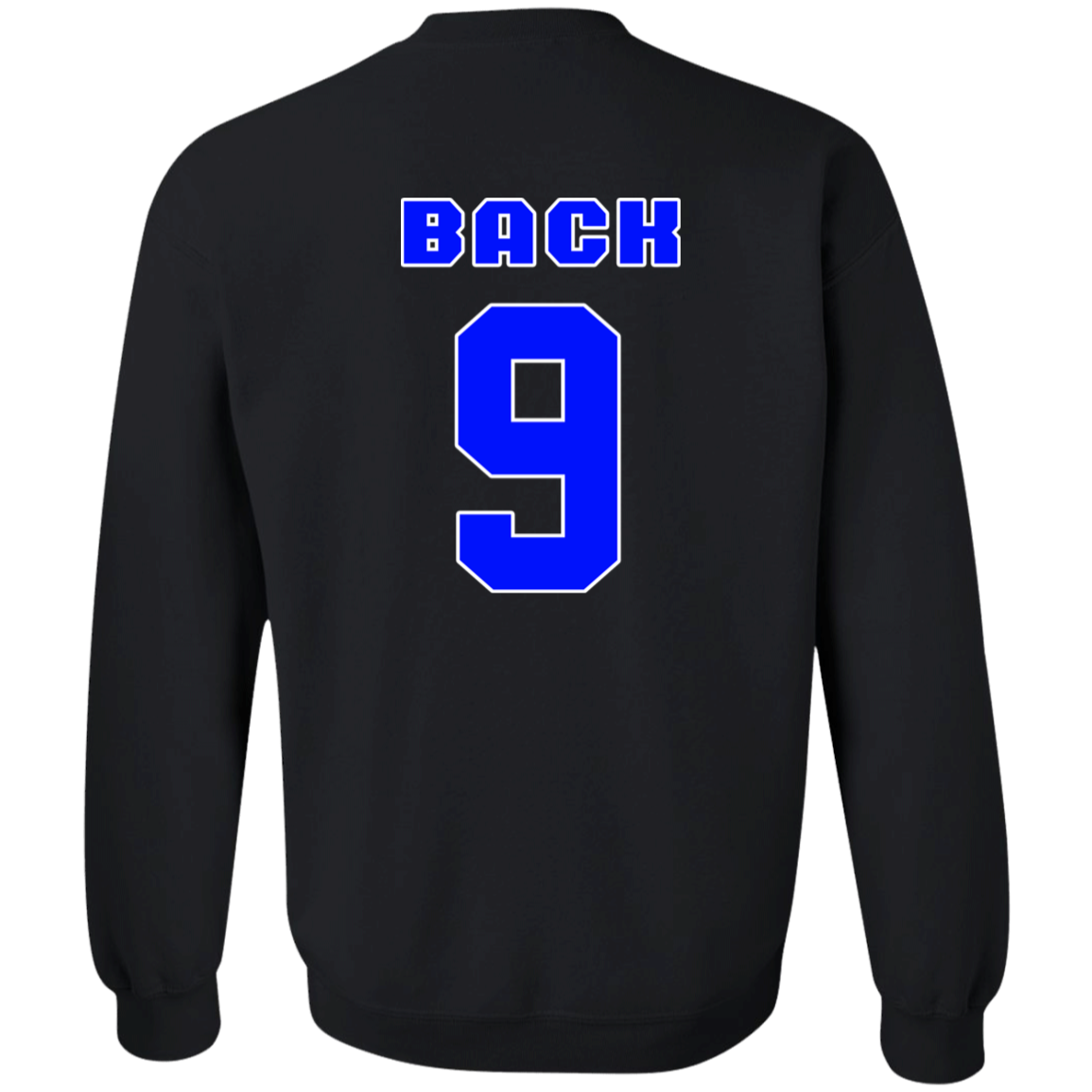 OPG Custom Design #17. Back 9. Youth Crewneck Sweatshirt