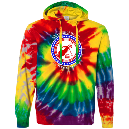 OPG Custom Design #18. Weapons of Grass Destruction. Tie-Dyed Pullover Hoodie