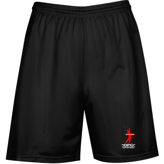 OPG Custom Design #16. Get My Nine. Male Version. Double layer 100% Polyester Mesh Performance Mesh Shorts