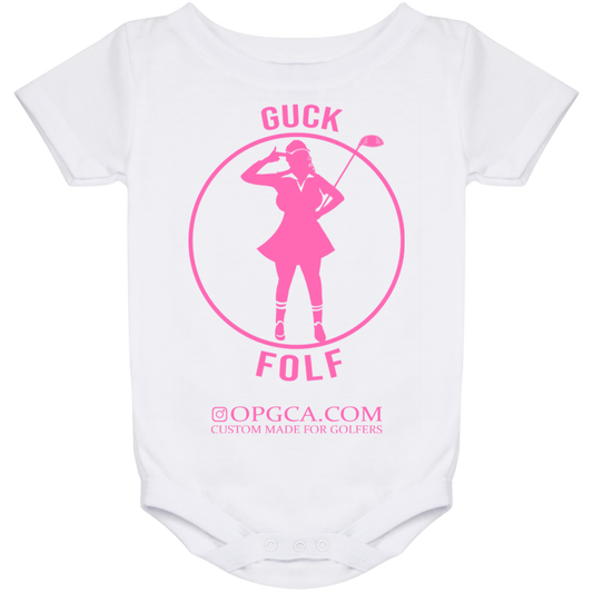 OPG Custom Design #19. GUCK FOLF. Female Edition. Baby Onesie 24 Month