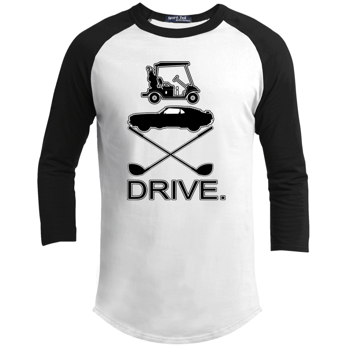 OPG Custom Design #8. Drive. Youth 3/4 Raglan Sleeve Shirt