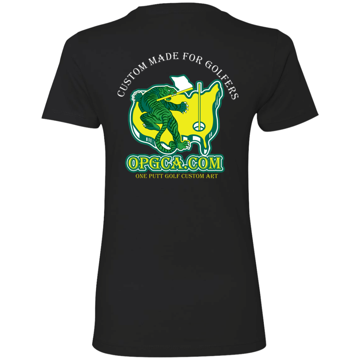 OPG Custom Design #26. Tiger Woods Fan Art. 2019 Master's Champion. Ladies' Boyfriend T-Shirt