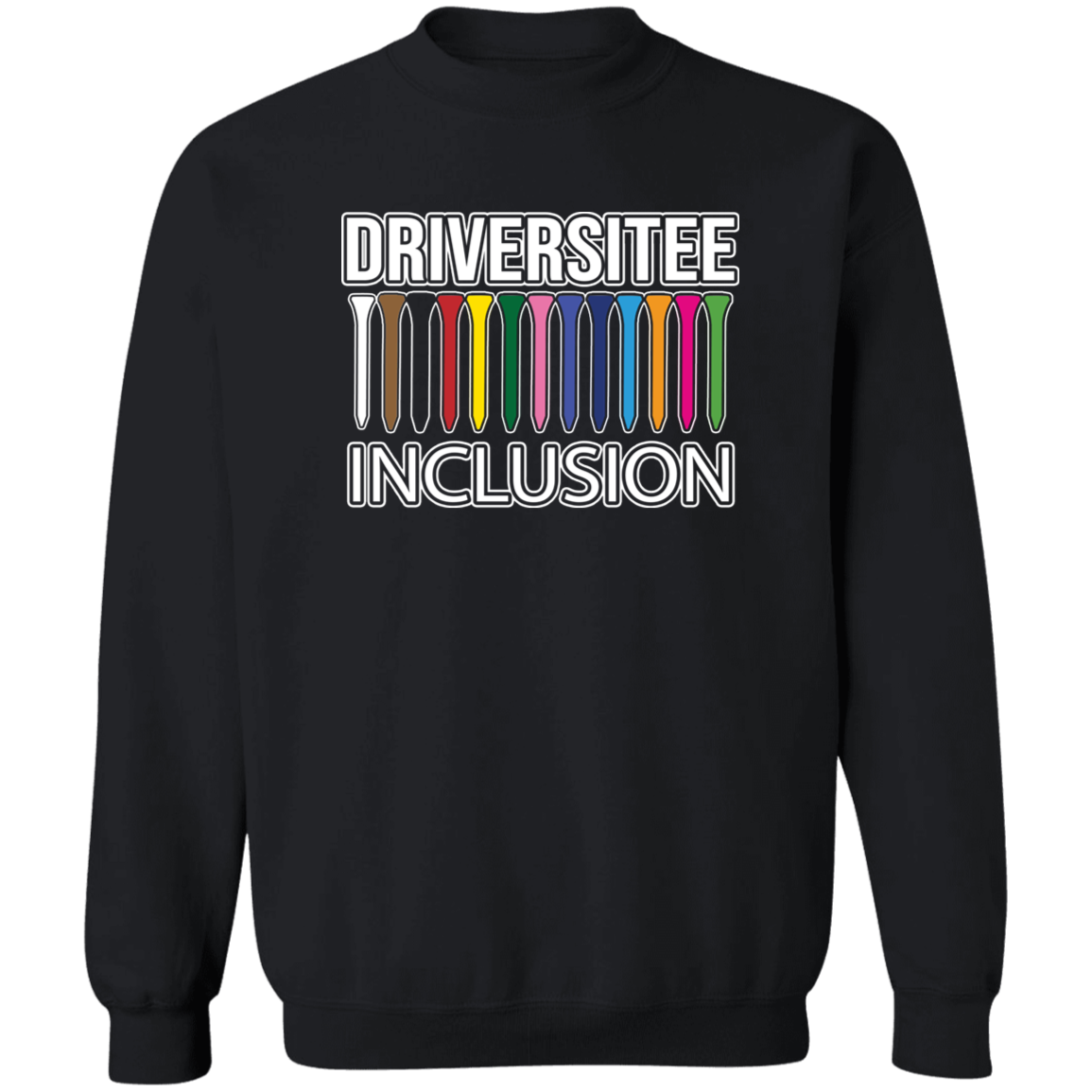 ZZZ#06 OPG Custom Design. DRIVER-SITEE & INCLUSION. Crewneck Pullover Sweatshirt