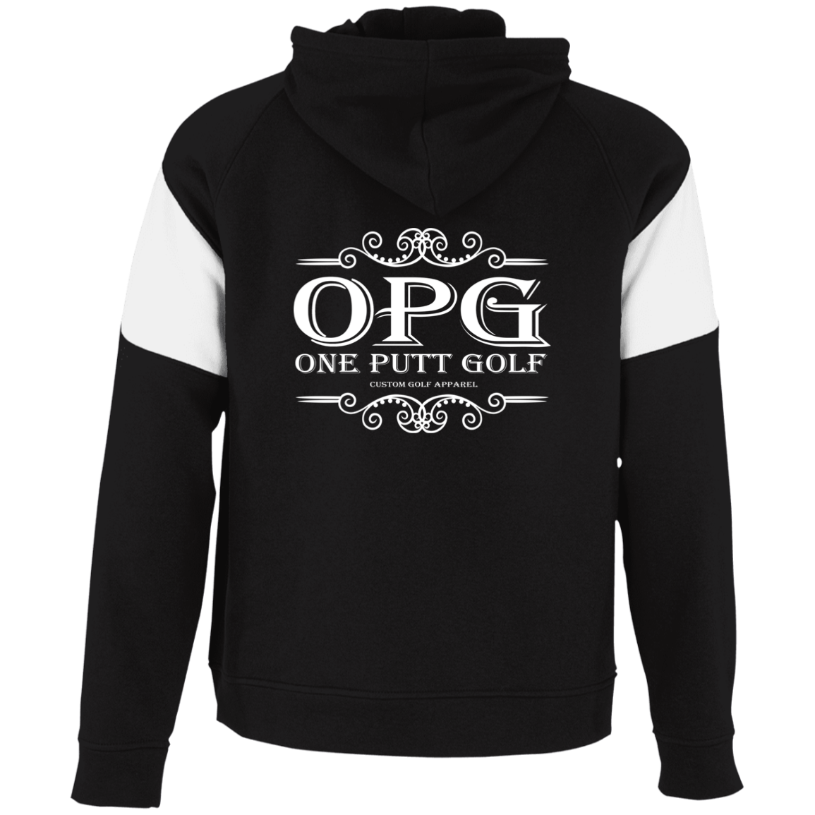 OPG Custom Design #5. Golf Tee-Shirt. Golf Humor. Youth Athletic Colorblock Fleece Hoodie