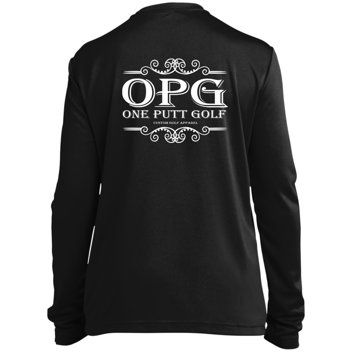 OPG Custom Design #5. Golf Tee-Shirt. Golf Humor. Youth 100% Polyester Long Sleeve Tee