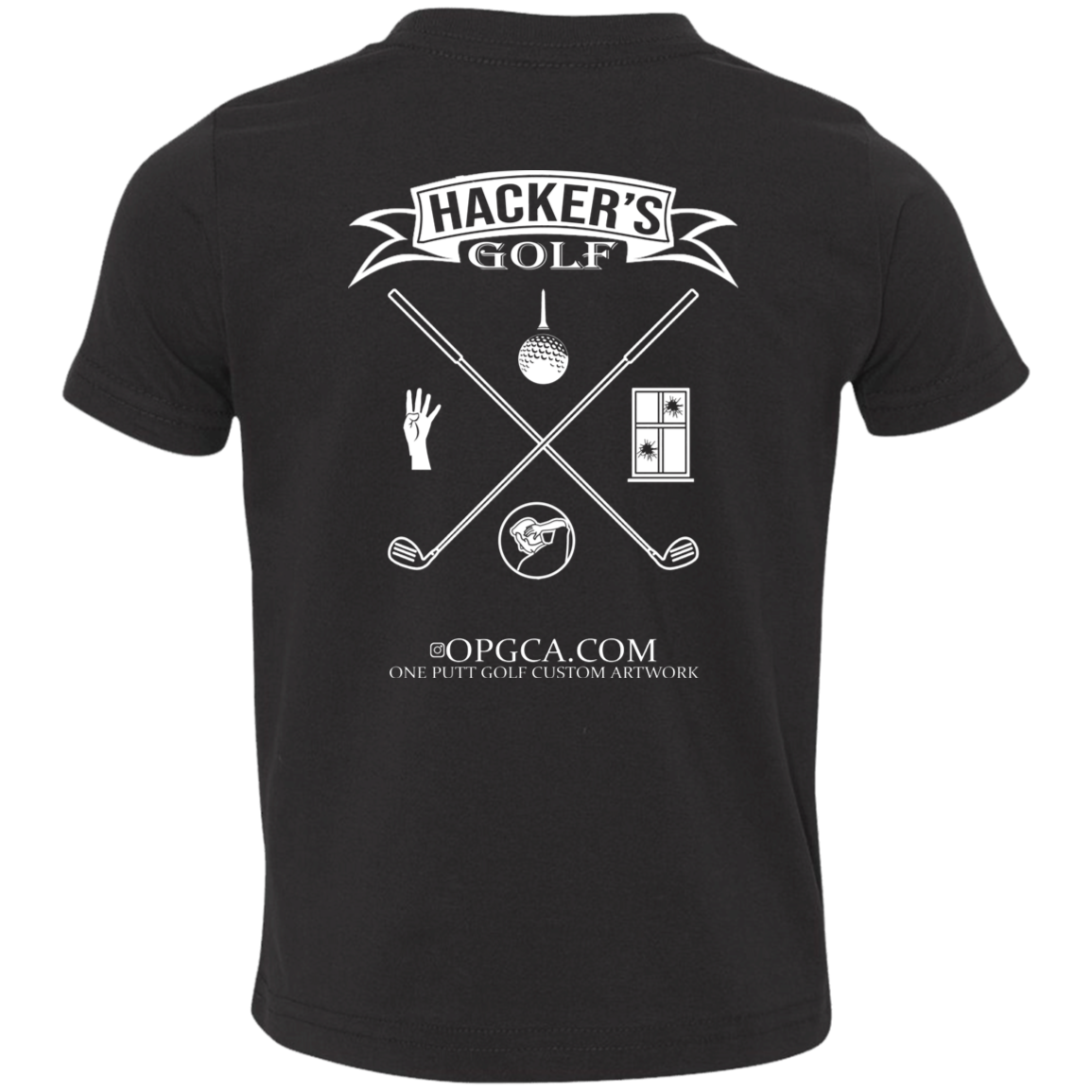 OPG Custom Design #20. 1st Annual Hackers Golf Tournament. Toddlers' Cotton T-Shirt