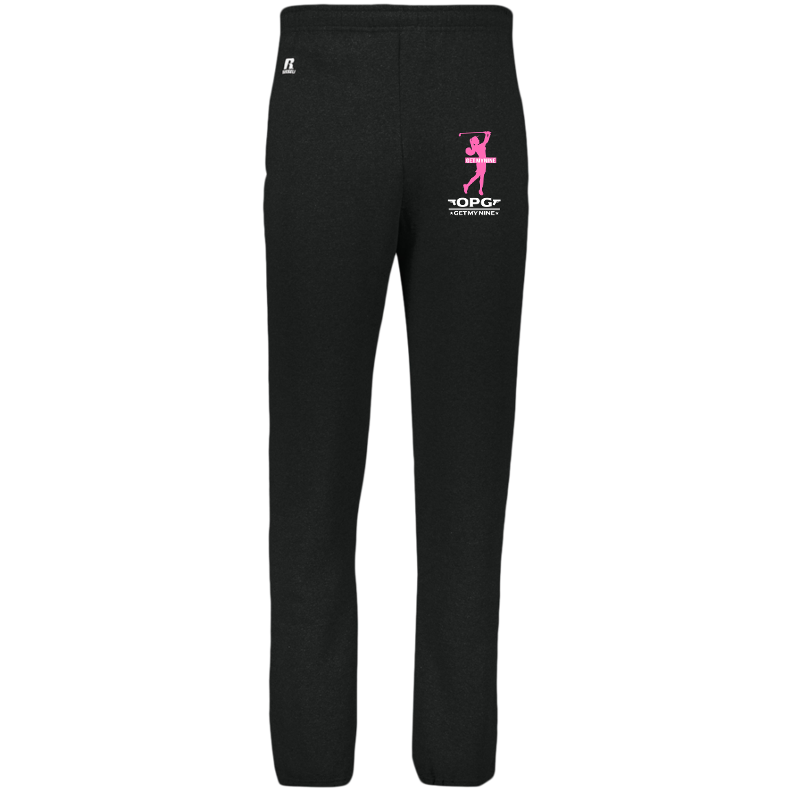 OPG Custom Design #16. Get My Nine. Female Version. Dri-Power Closed Bottom Pocket Sweatpants