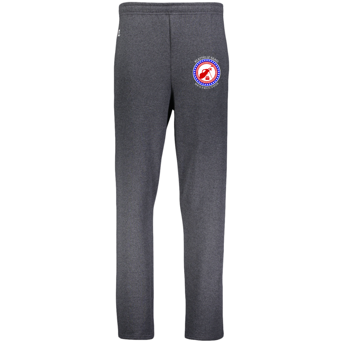 OPG Custom Design #18. Weapons of Grass Destruction. Dri-Power Open Bottom Pocket Sweatpants