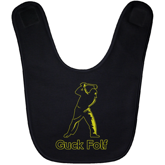 OPG Custom Design #19. GUCK FOLF. Men's Edition. Baby Bib