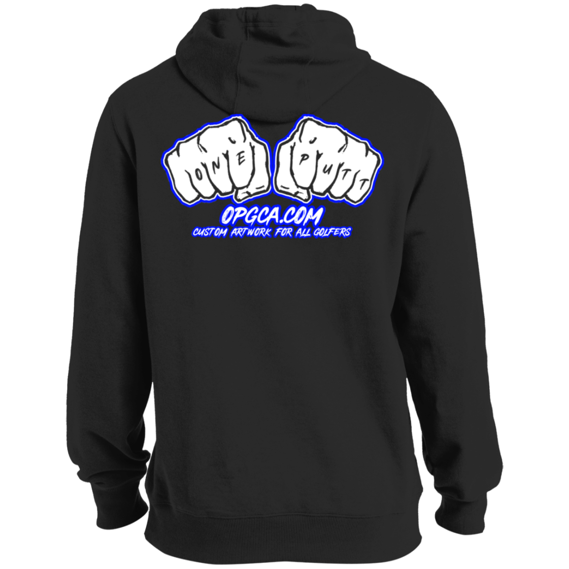 OPG Custom Design #3. Blue Tees Blues Brothers Fan Art. Tall Pullover Hoodie