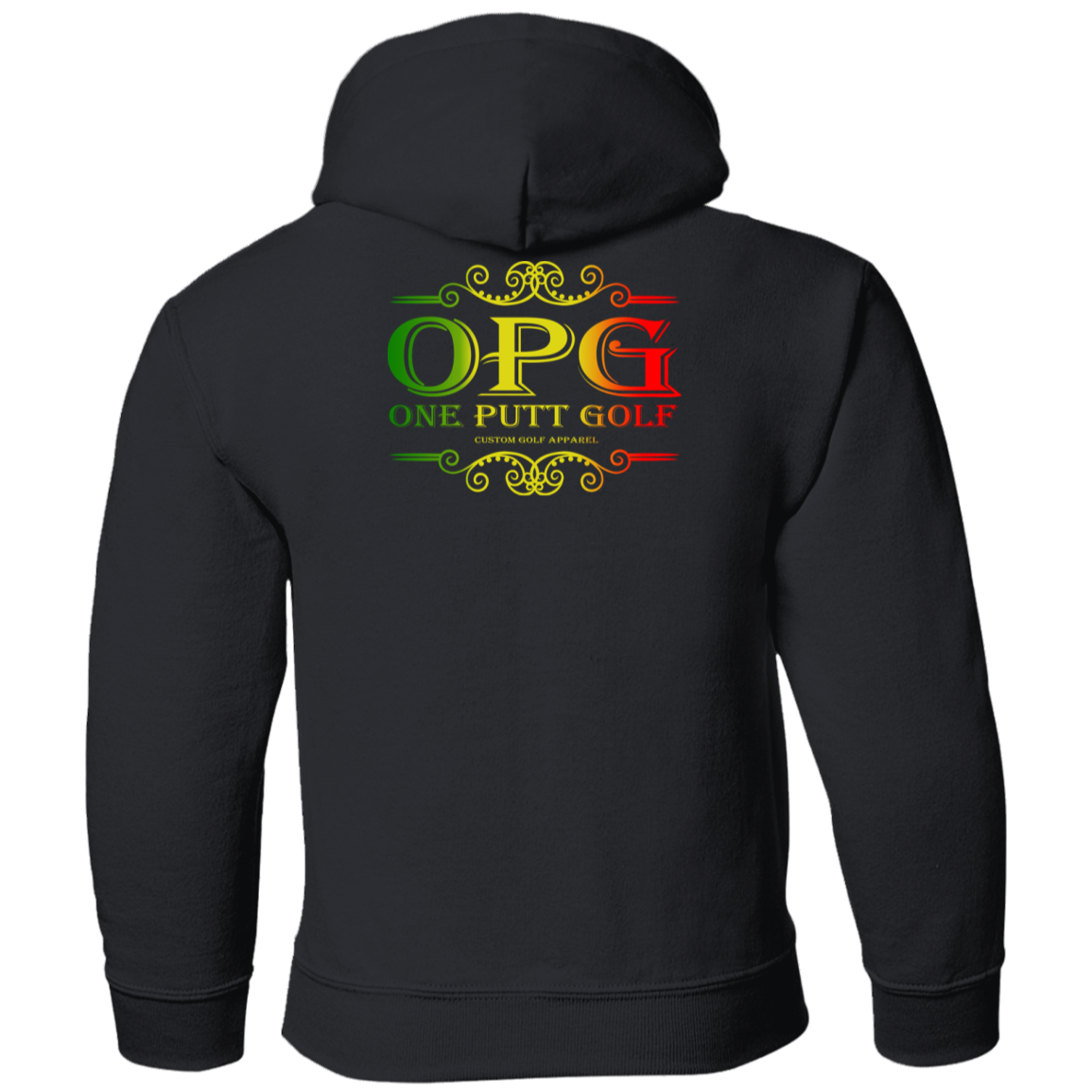 OPG Custom Design #22. ONE PUTT. ONE LOVE Parody. Youth Hoodie