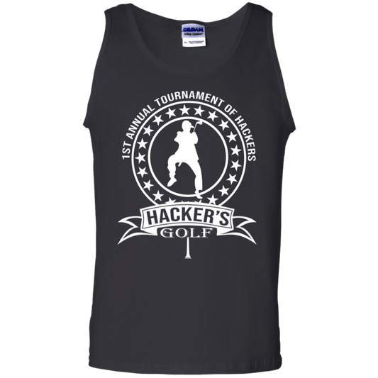 OPG Custom Design #20.1st Annual Hackers Golf Tournament. 100% Cotton Tank Top