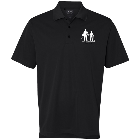 OPG Custom Design #7. Father and Son's First Beer. Don't Tell Your Mother. Adidas Golf ClimaLite® Polo