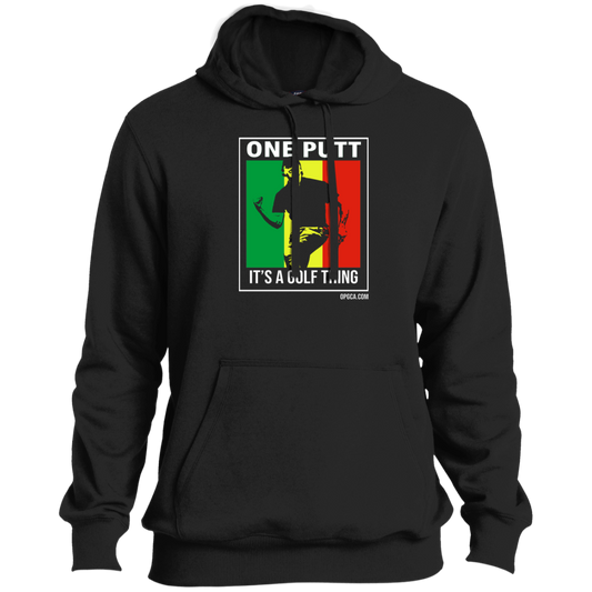 OPG Custom Design #22. One Putt / One Love Parody with Fan Art. Male Edition. Ultra Soft Pullover Hoodie