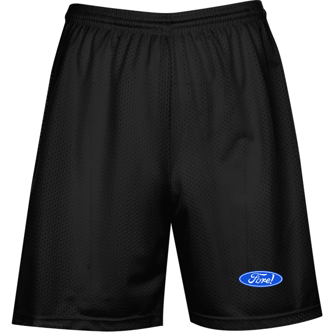 OPG Custom Design #11. Fore! Ford Parody. Double layer 100% Polyester Mesh Performance Mesh Shorts