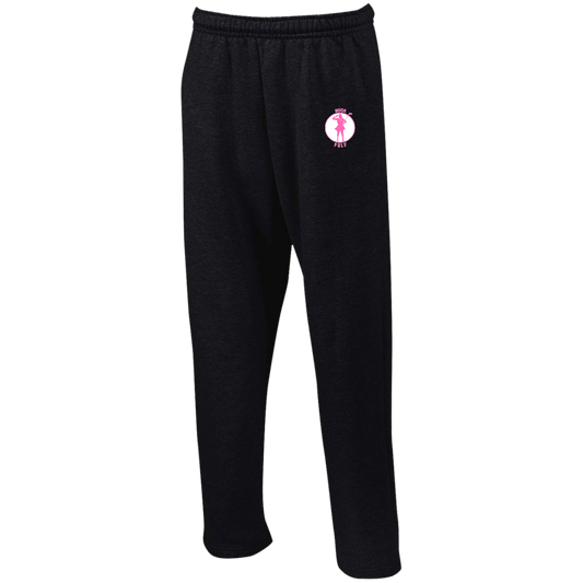 OPG Custom Design #19. GUCK FOLF. Female Edition. Open Bottom Sweatpants with Pockets