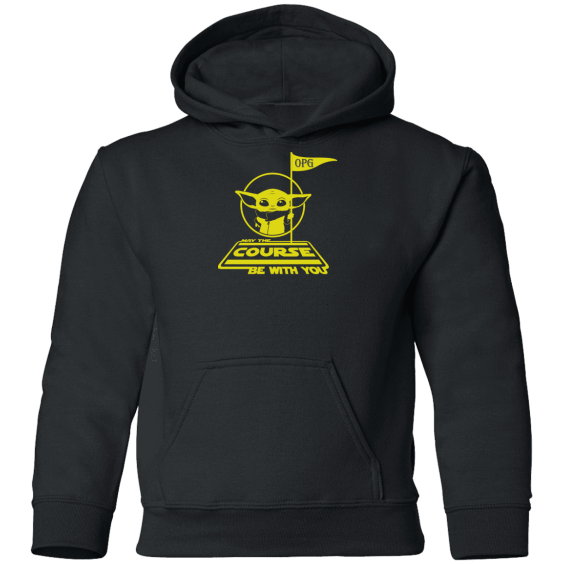 OPG Custom Design #21. May the course be with you. Star Wars Parody and Fan Art. Youth Pullover