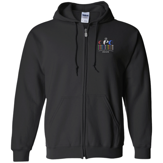 ZZZ#06 OPG Custom Design. DRIVER-SITEE & INCLUSION. Zip Up Hooded Sweatshirt