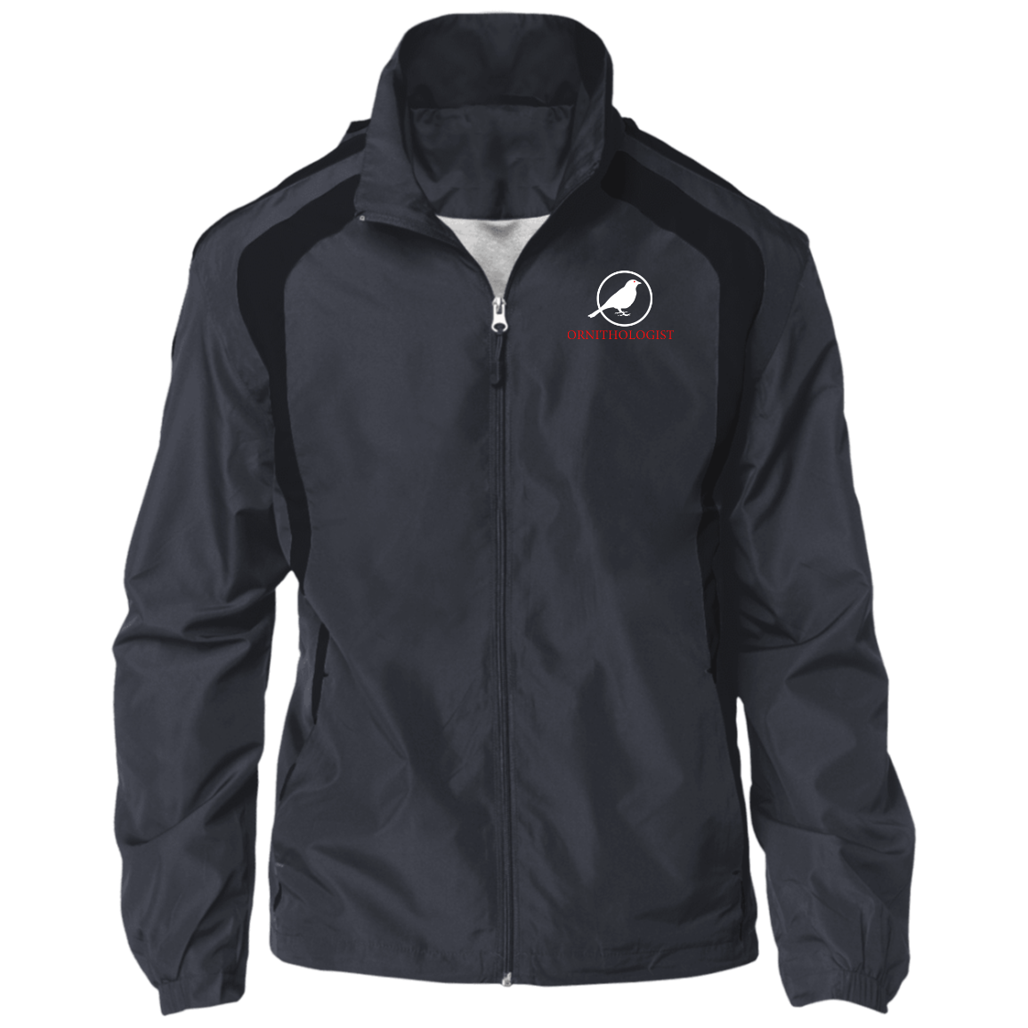 OPG Custom Design # 24. Ornithologist. A person who studies or is an expert on birds. 100% Polyester Shell Jacket