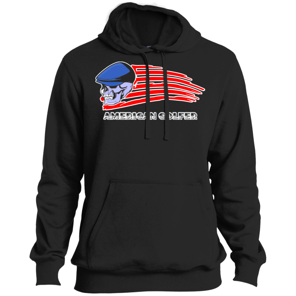 OPG Custom Design #12. American Golfer. Male Edition. Soft Style Pullover Hoodie