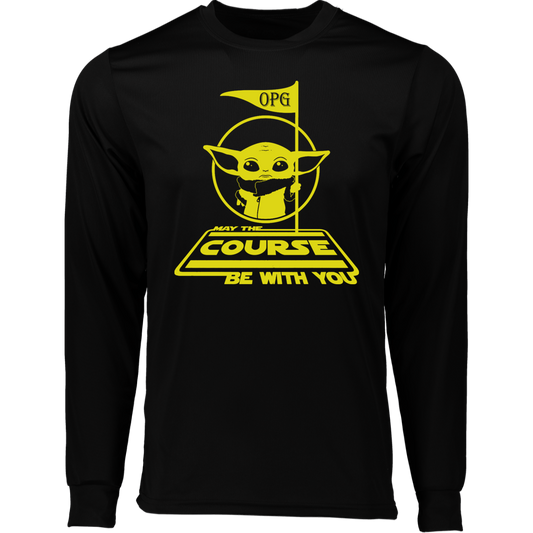 OPG Custom Design #21. May the course be with you. Parody / Fan Art. 100% Polyester Moisture-Wicking Tee