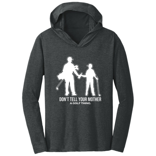 OPG Custom Design #7. Father and Son's First Beer. Don't Tell Your Mother. Triblend T-Shirt Hoodie