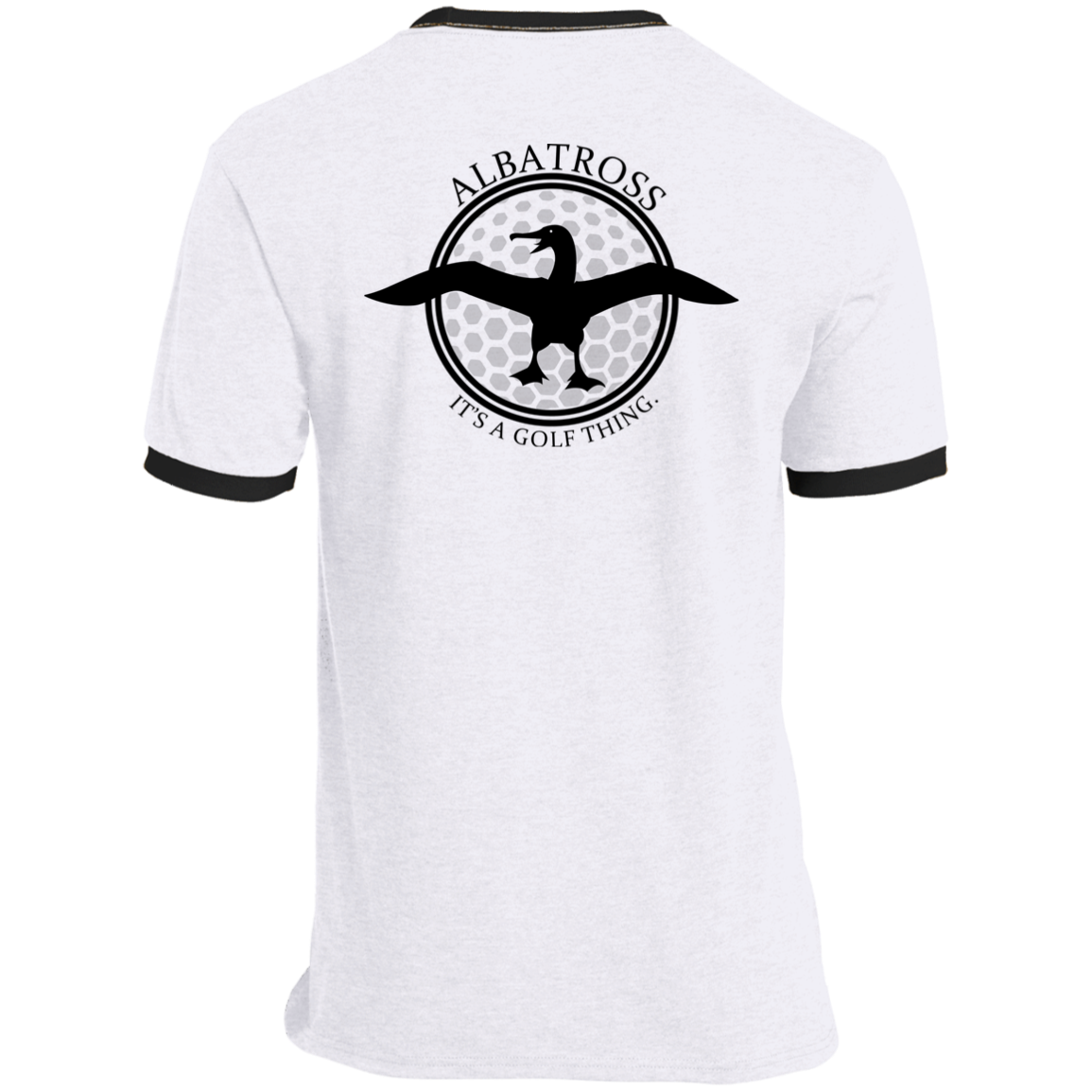 OPG Custom Artwork #1. Albatross. It's a golf thing. Ringer Tee