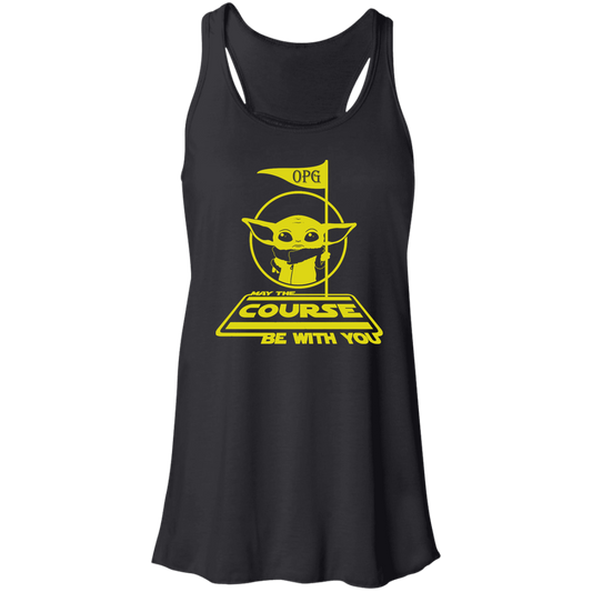 OPG Custom Design #21. May the course be with you. Parody / Fan Art. Flowy Racerback Tank