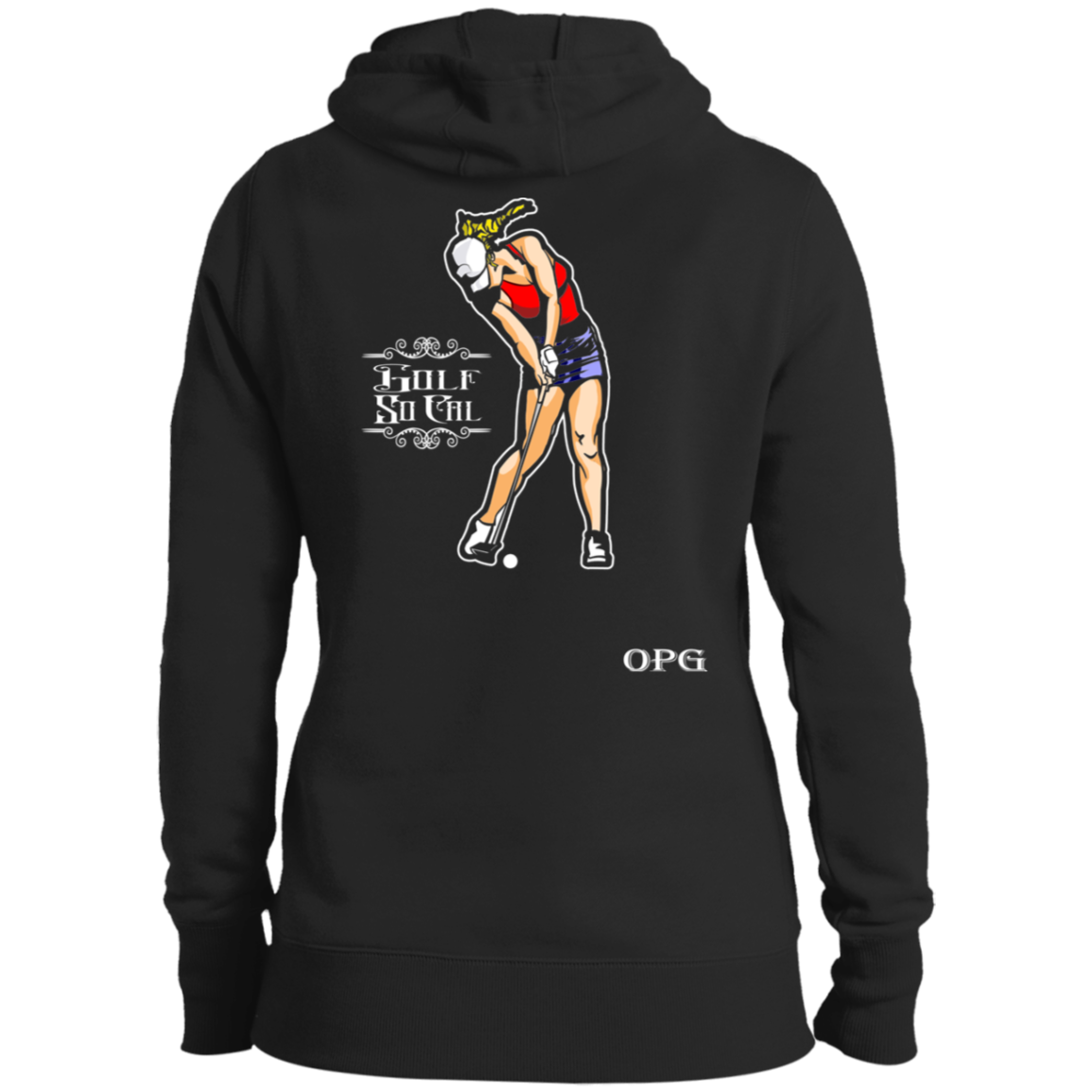 OPG Custom Design #9. Drive like a girl. Ladies' Hoodie