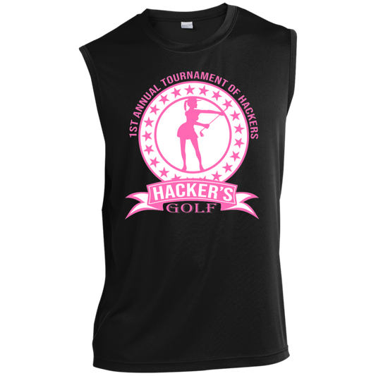 ZZZ#20 OPG Custom Design. 1st Annual Hackers Golf Tournament. Ladies Edition. Men’s Sleeveless