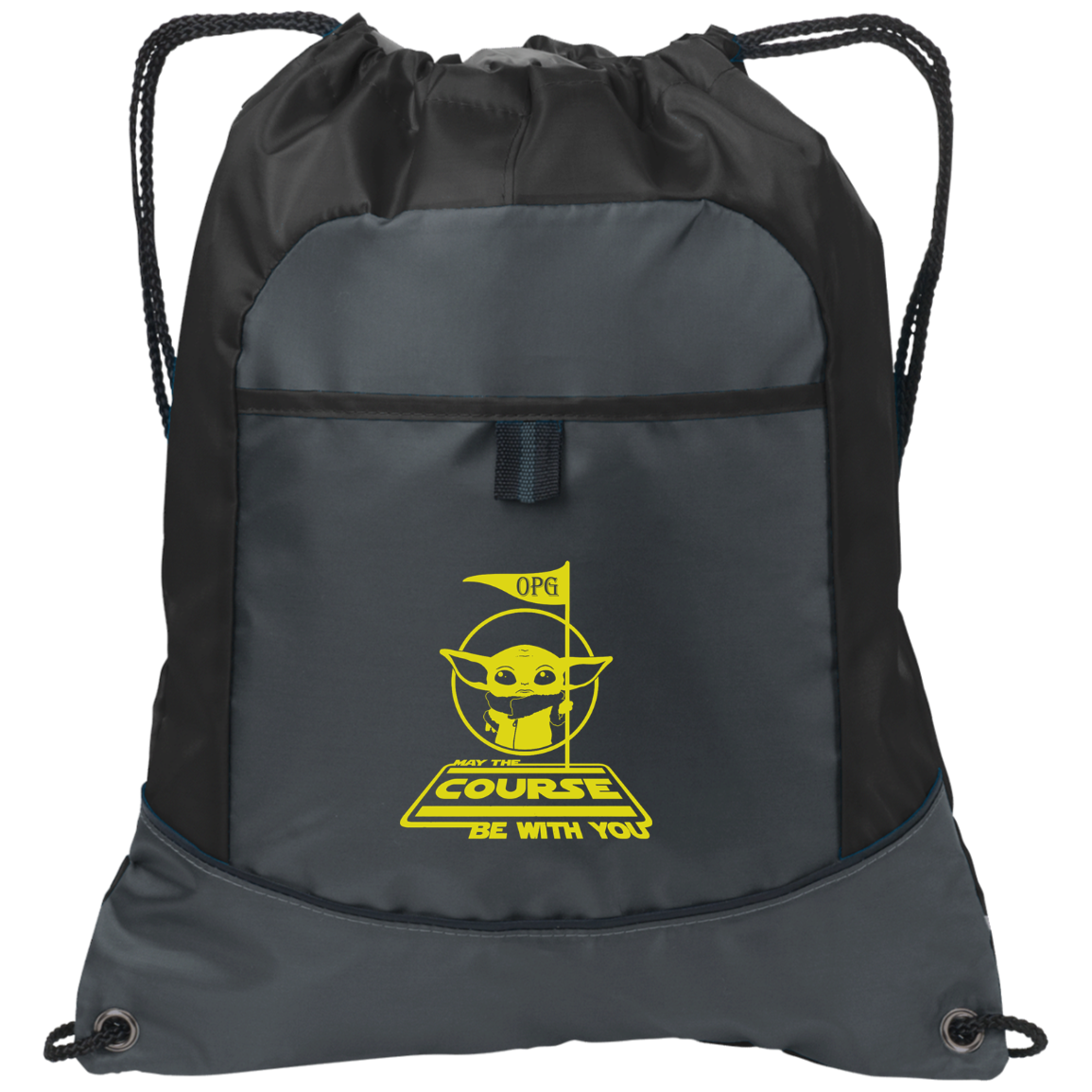 OPG Custom Design #21. May the course be with you. Parody / Fan Art. Pocket Cinch Pack