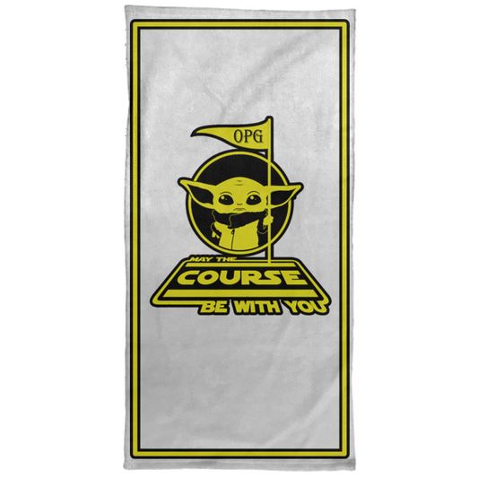 OPG Custom Design #21. May The Course Be With You. Fan Art. Towel - 15x30