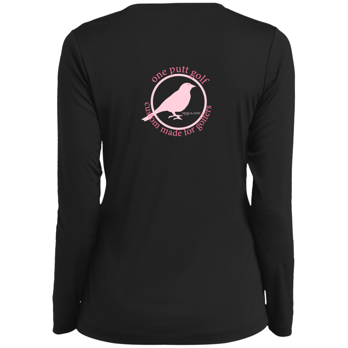 OPG Custom Design # 24. Ornithologist. A person who studies or is an expert on birds. Ladies’ Long Sleeve Performance V-Neck Tee