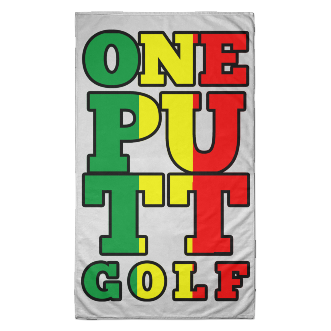 OPG Custom Design #22. One Putt / One Love Parody with Fan Art. Male Edition. Towel - 35x60