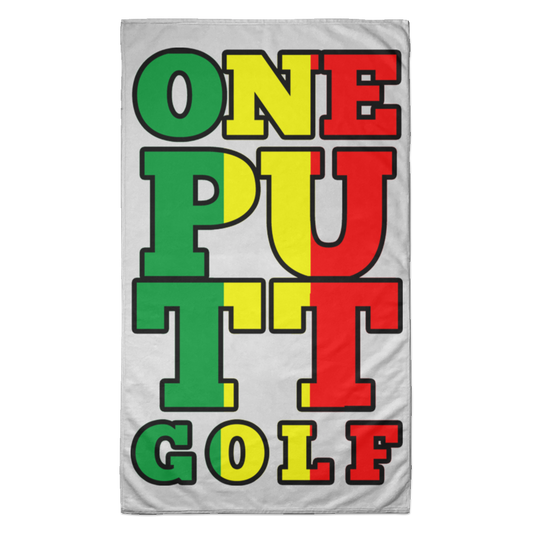 OPG Custom Design #22. One Putt / One Love Parody with Fan Art. Male Edition. Towel - 35x60