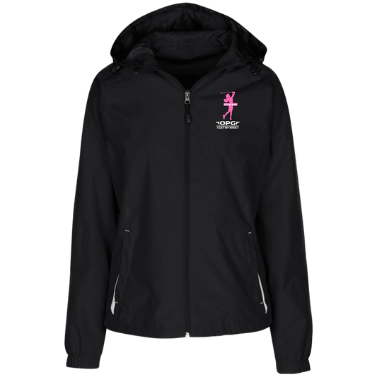 OPG Custom Design #16. Get My Nine. Female Version. Ladies' Jersey-Lined Hooded Windbreaker