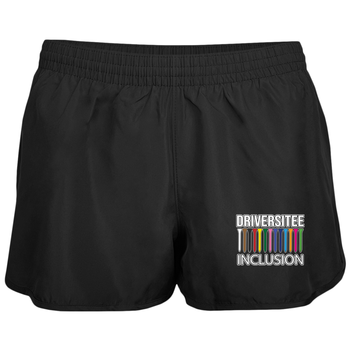 ZZZ#06 OPG Custom Design. DRIVER-SITEE & INCLUSION. Ladies' Wayfarer Running Shorts