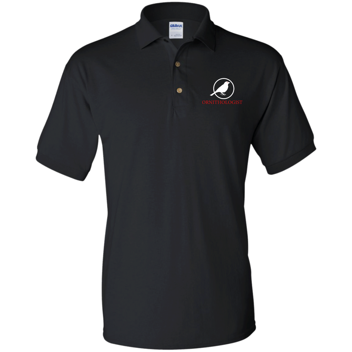 OPG Custom Design # 24. Ornithologist. A person who studies or is an expert on birds. Jersey Polo Shirt