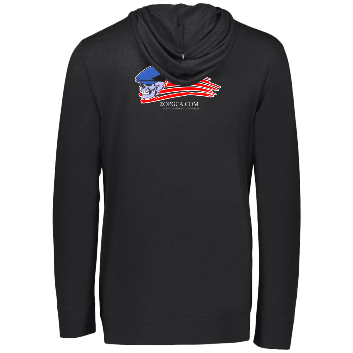 OPG Custom Design #12. Golf America. Male Edition. Eco Triblend T-Shirt Hoodie