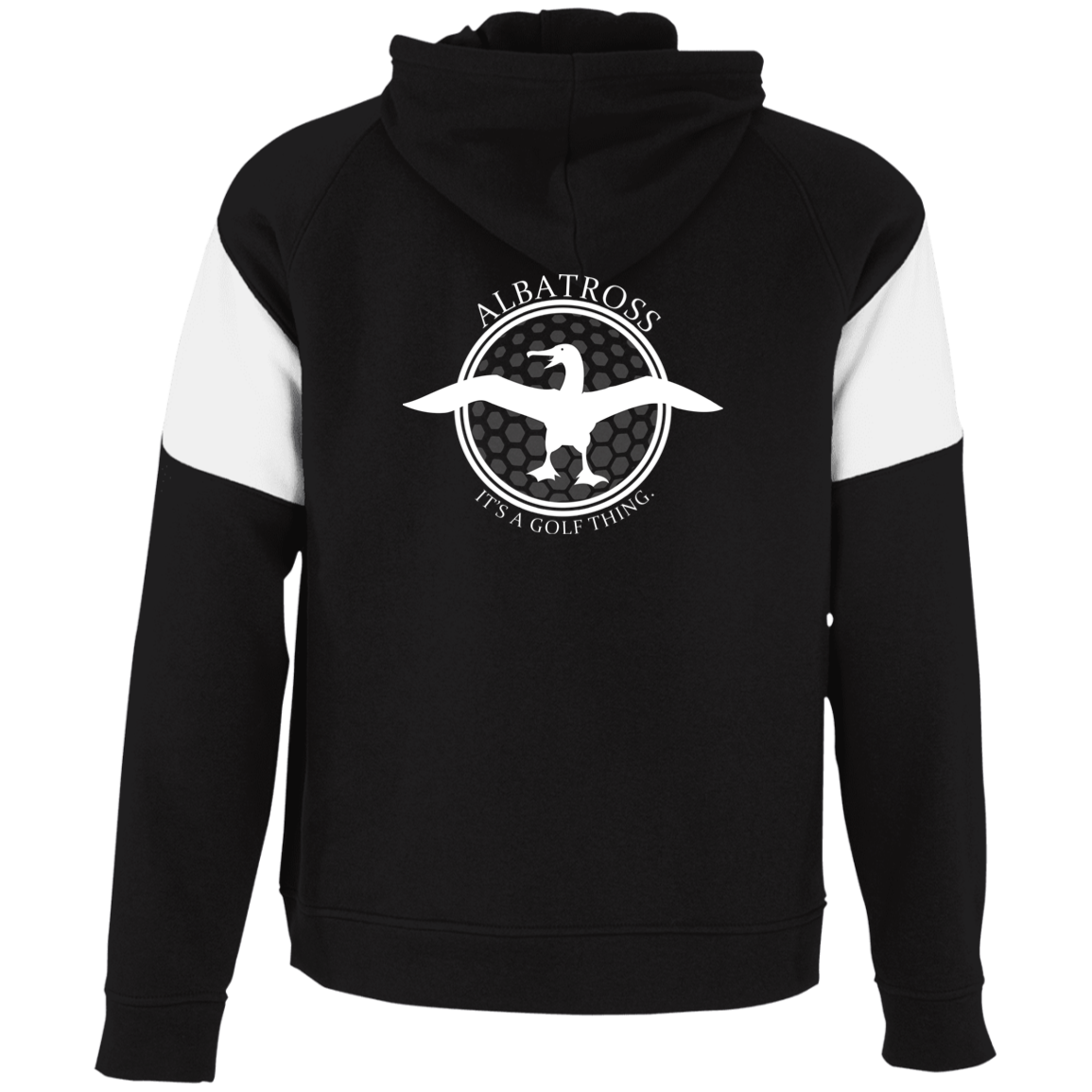 OPG Custom Artwork #1. Albatross. It's a golf thing. Colorblock Fleece Hoodie