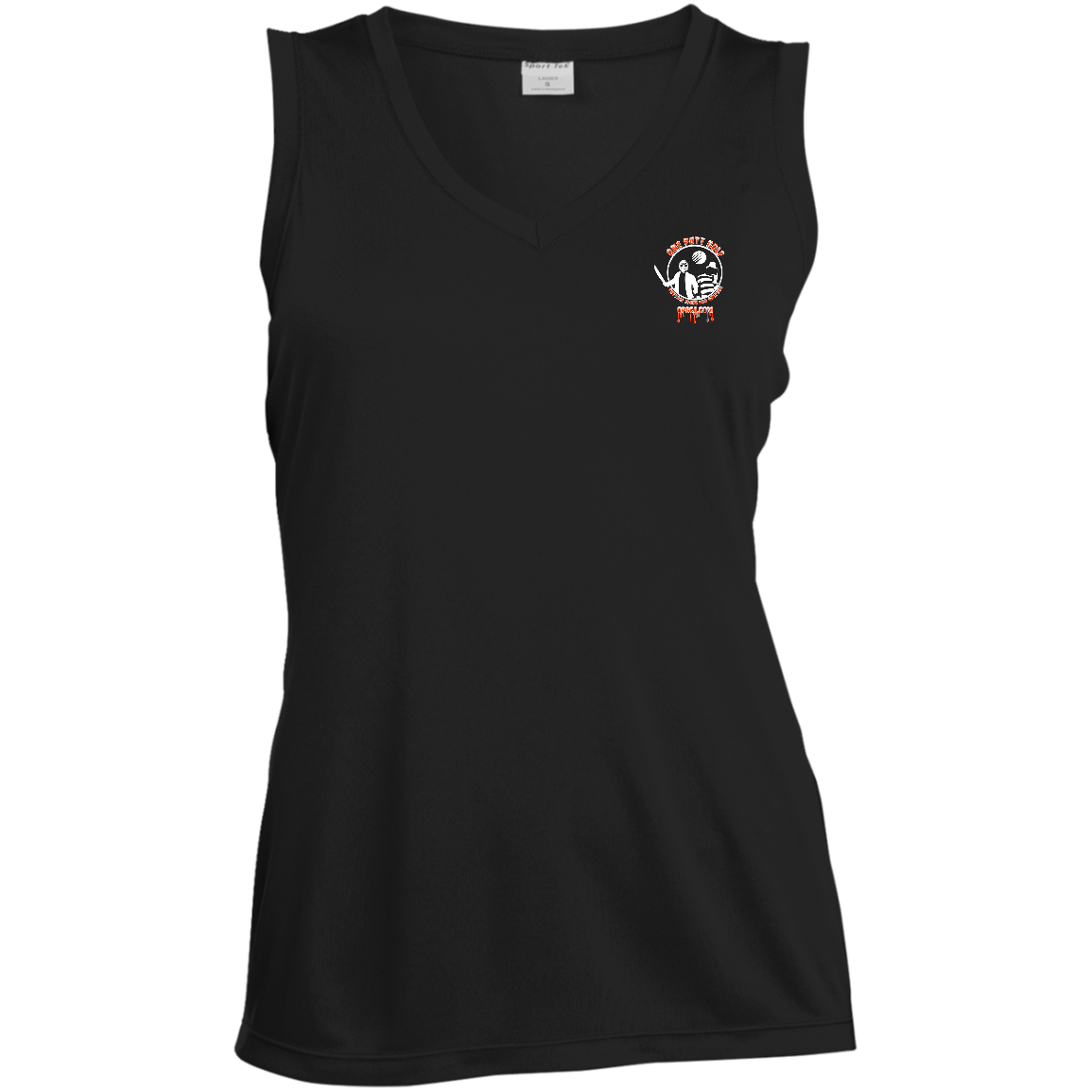 OPG Custom Design #23. Hack N Slice Golf. Freddy and Jason Fan Art. Ladies' Sleeveless V-Neck