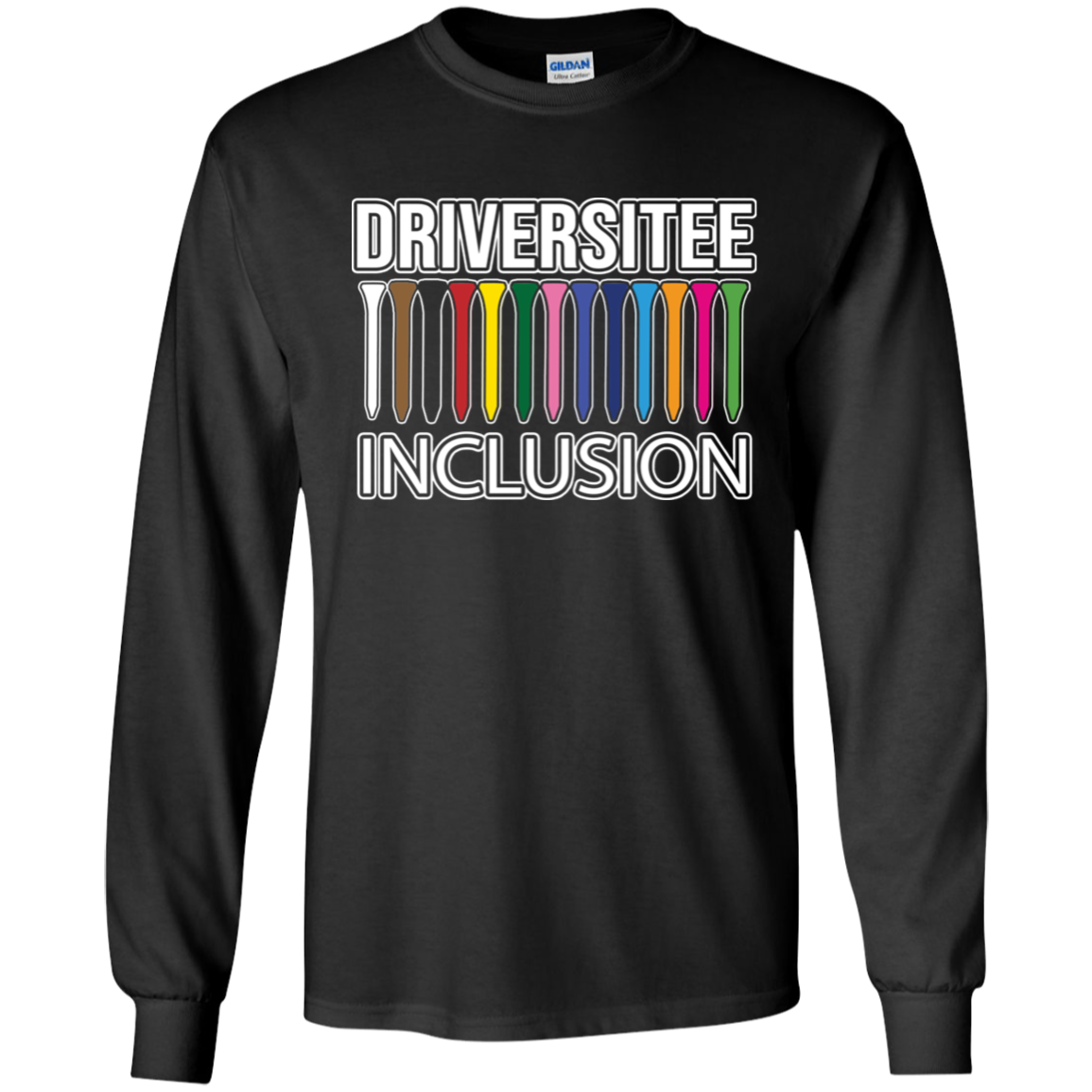 ZZZ#06 OPG Custom Design. DRIVER-SITEE & INCLUSION. Youth 100% Cotton LS T-Shirt