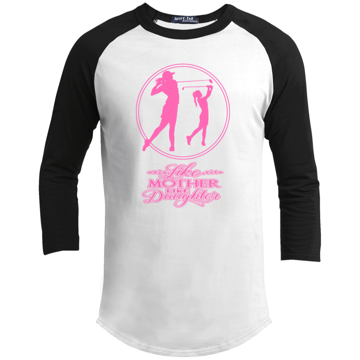 ZZZ#07 OPG Custom Design. Like Mother like Daughter. Youth 3/4 Raglan Sleeve Shirt