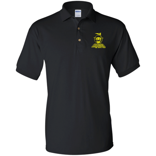 OPG Custom Design #21. May the course be with you. Parody / Fan Art. Don't Tell Your Mother. Jersey Polo Shirt