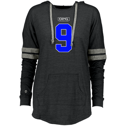 OPG Custom Design #17. Back 9. Ladies Hooded Low Key Pullover